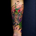 Crazy Mantis Tattoo