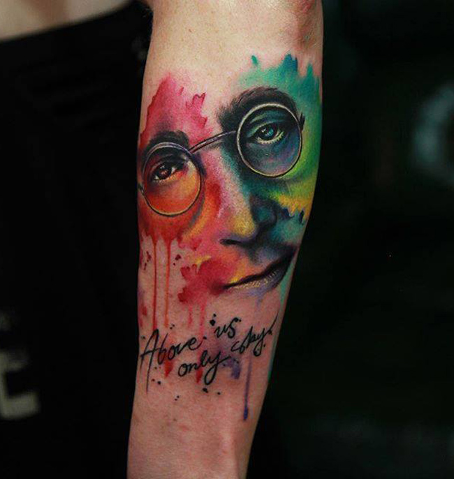 John Lennon Imagine Tattoo