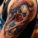 Killer Clown Tattoo