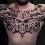 Vampire Skull Tattoo