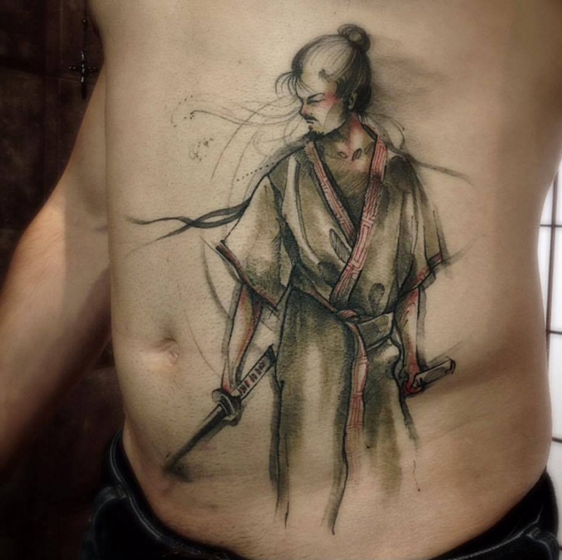 Samurai warrior tattoo