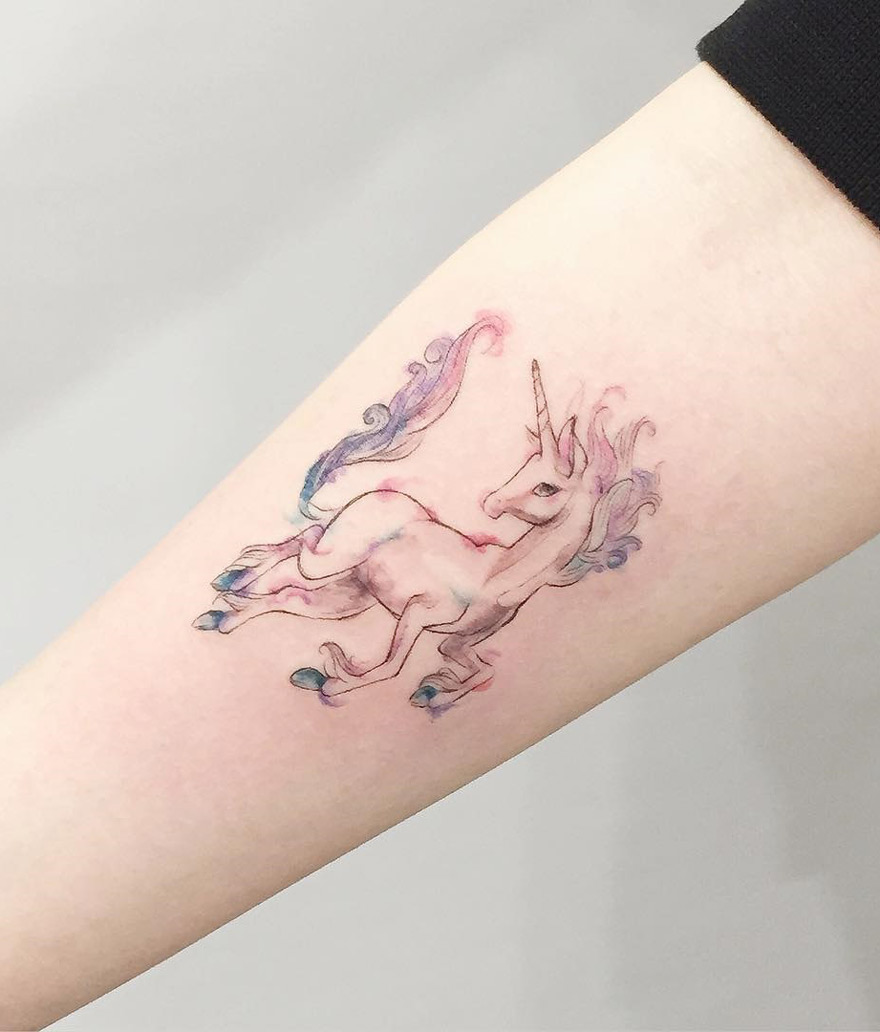 Cute Unicorn | Best Tattoo Ideas For Men & Women