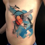Bullfinch tattoo