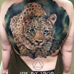 Leopard Back Tattoo