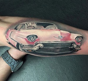 Pink Cadillac Tattoo