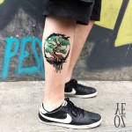 Tree of Life Leg Tattoo
