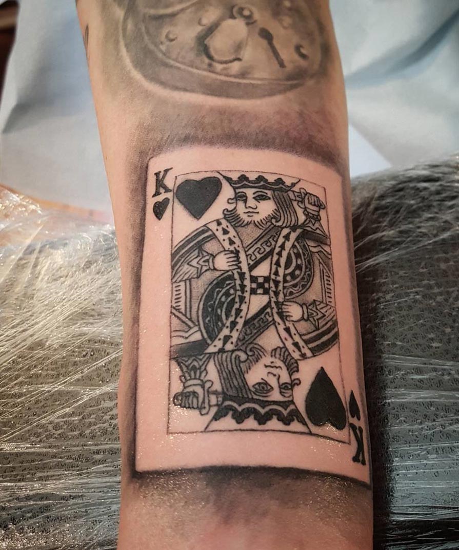 King of Hearts tattoo