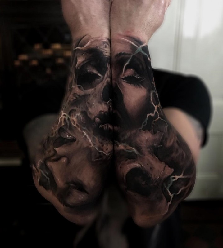 Skull & Portrait Sleeves