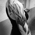 Pheonix arm tattoo