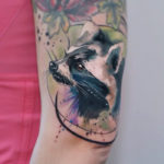 Raccoon Arm Tattoo