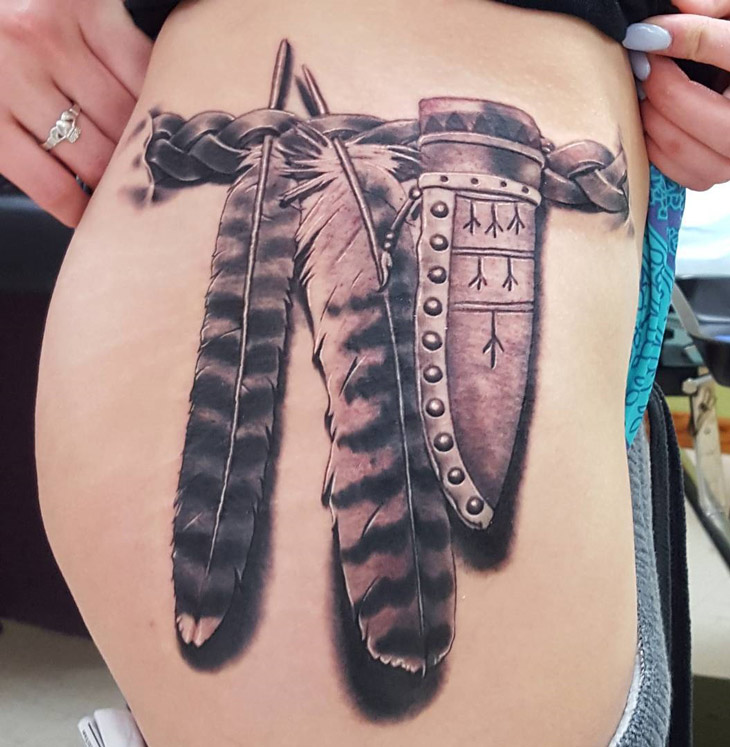 Dagger Sheath Tattoo