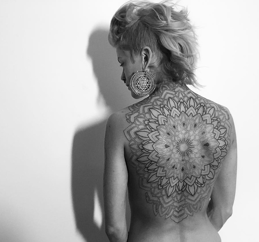 Back Mandala Tattoo