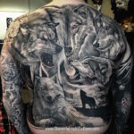 Wolves Back tattoo