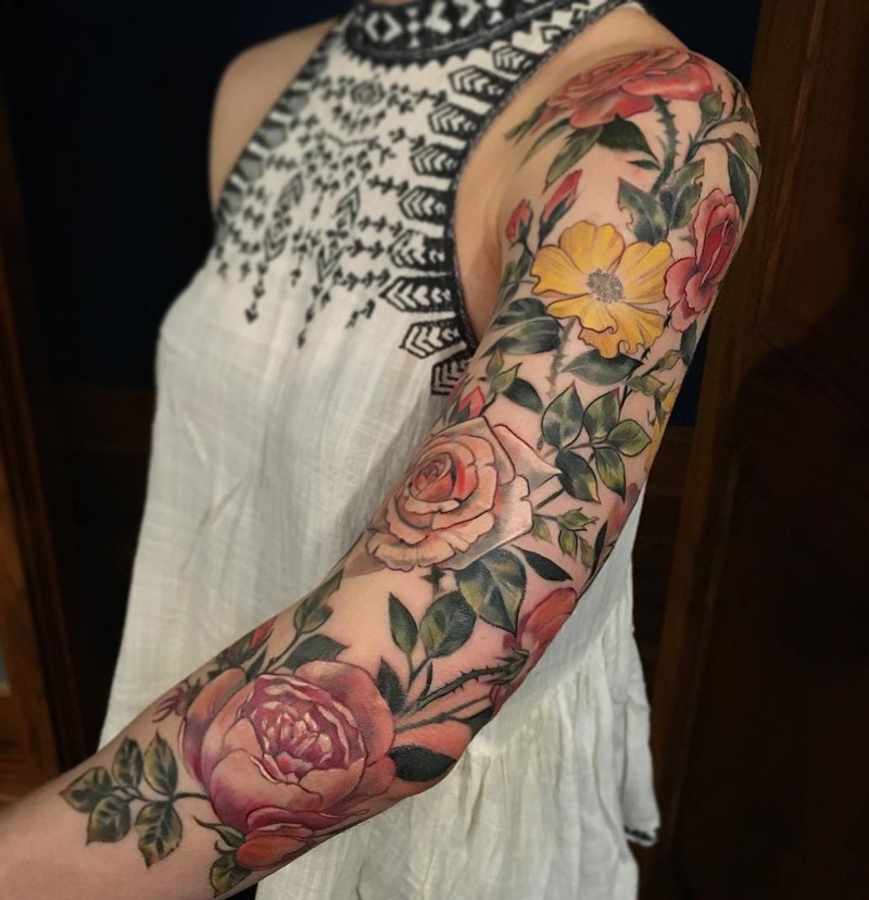 Flowery Sleeve