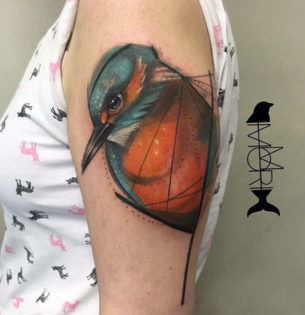 Kingfisher tattoo
