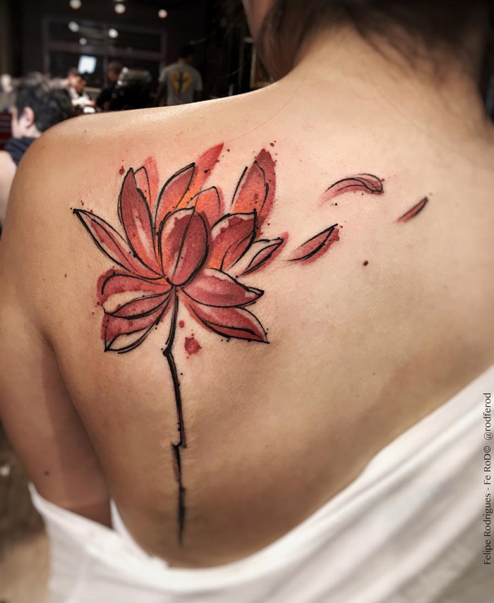 Lotus Flower back