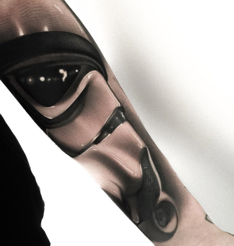 Stormtrooper Arm Tattoo