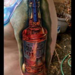 Wild Turkey Bottle Tattoo
