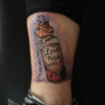 Love Potion Ankle Tattoo