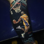 Frobe LA Lakers tattoo
