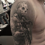 Jason horror tattoo
