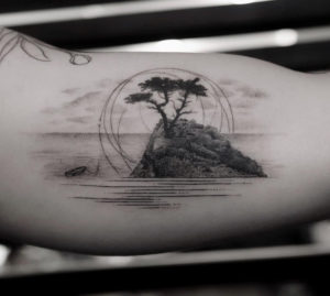 Lone Cypress Tattoo