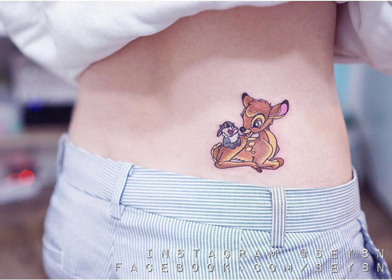 Thumper & Bambi Tattoo
