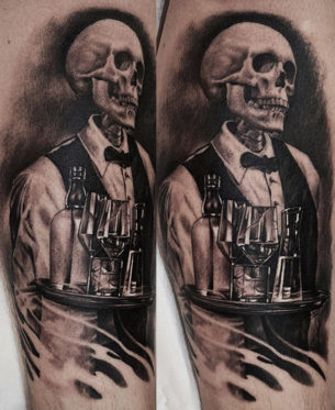 Death Waiter Tattoo