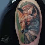 Fox Upper Arm Tattoo