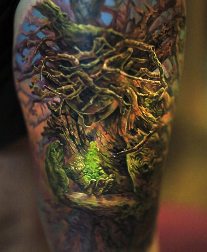 Magical Tree Tattoo