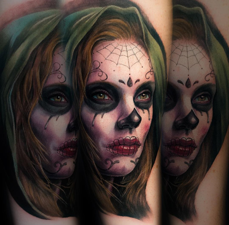 Day of the Dead Girls Portrait