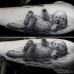 Otter Tattoo on Girls Arm