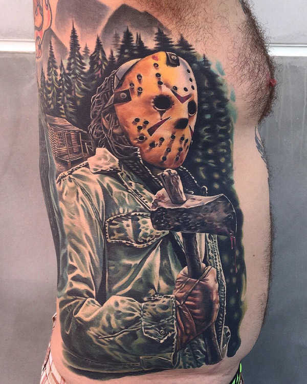 Jason Voorhees, Mens Side Piece Best tattoo design ideas