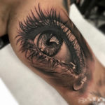 Teary Eye Tattoo