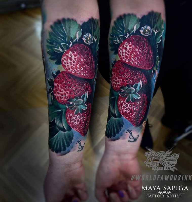 Strawberries Tattoo