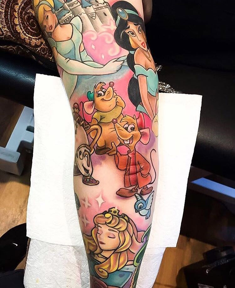 Disney Princesses Tattoo