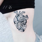 Geometric Heart Tattoo