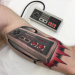 NES Controller Tattoo