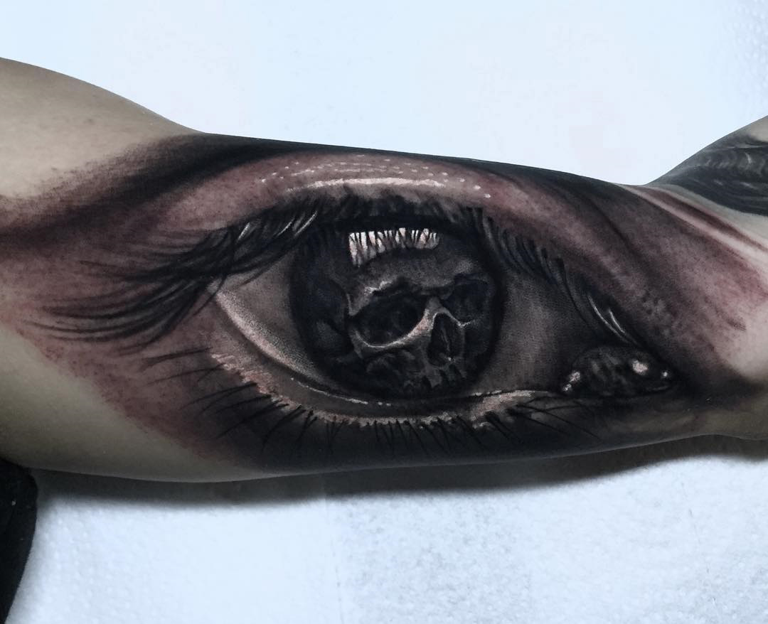 Skull Eye Tattoo