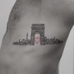 Washington Square Arch, Love New York City Tattoo