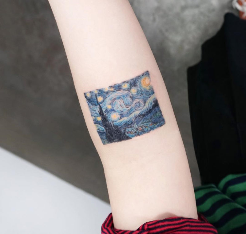 The Starry Night Tattoo