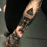 Lighthouse Forearm Tattoo