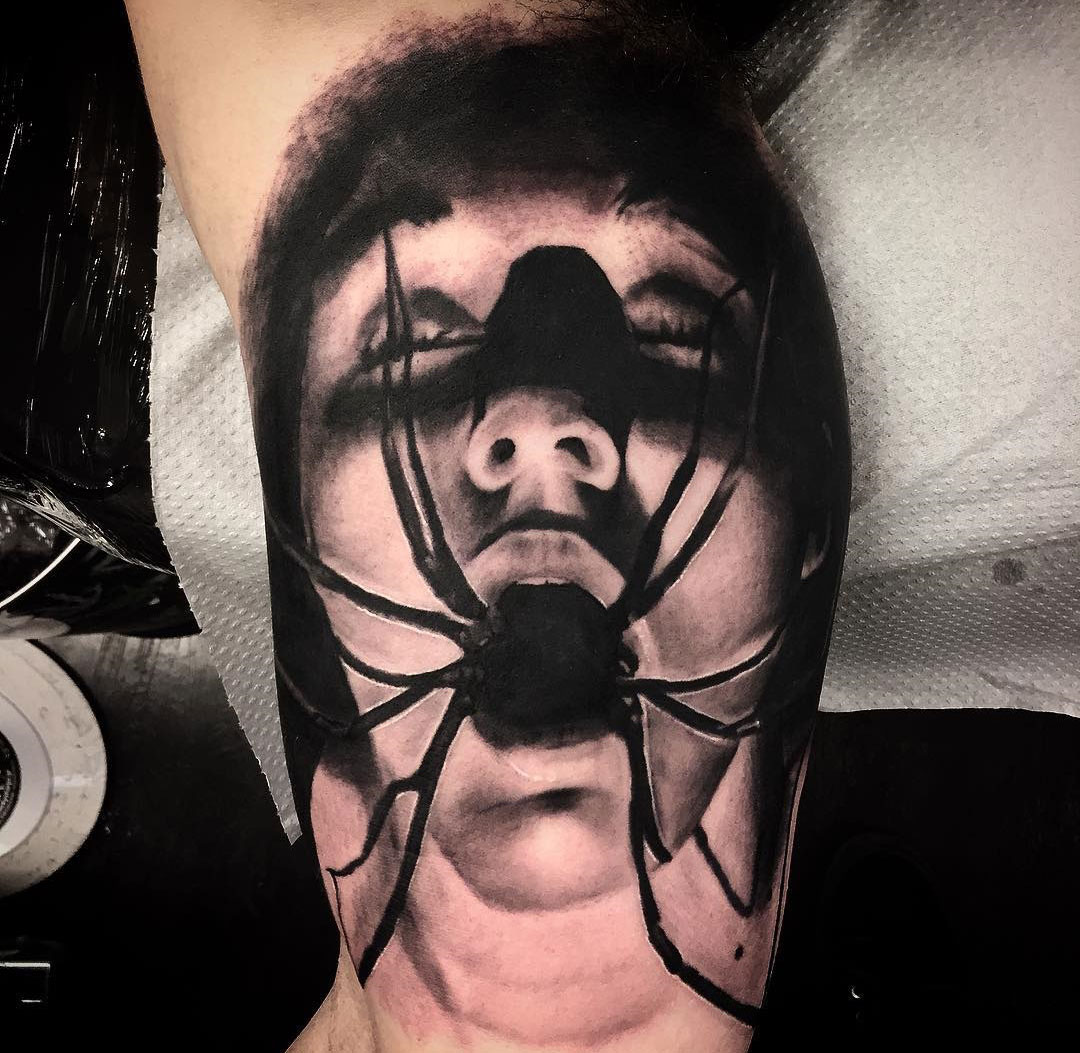 Spider Mouth Tattoo