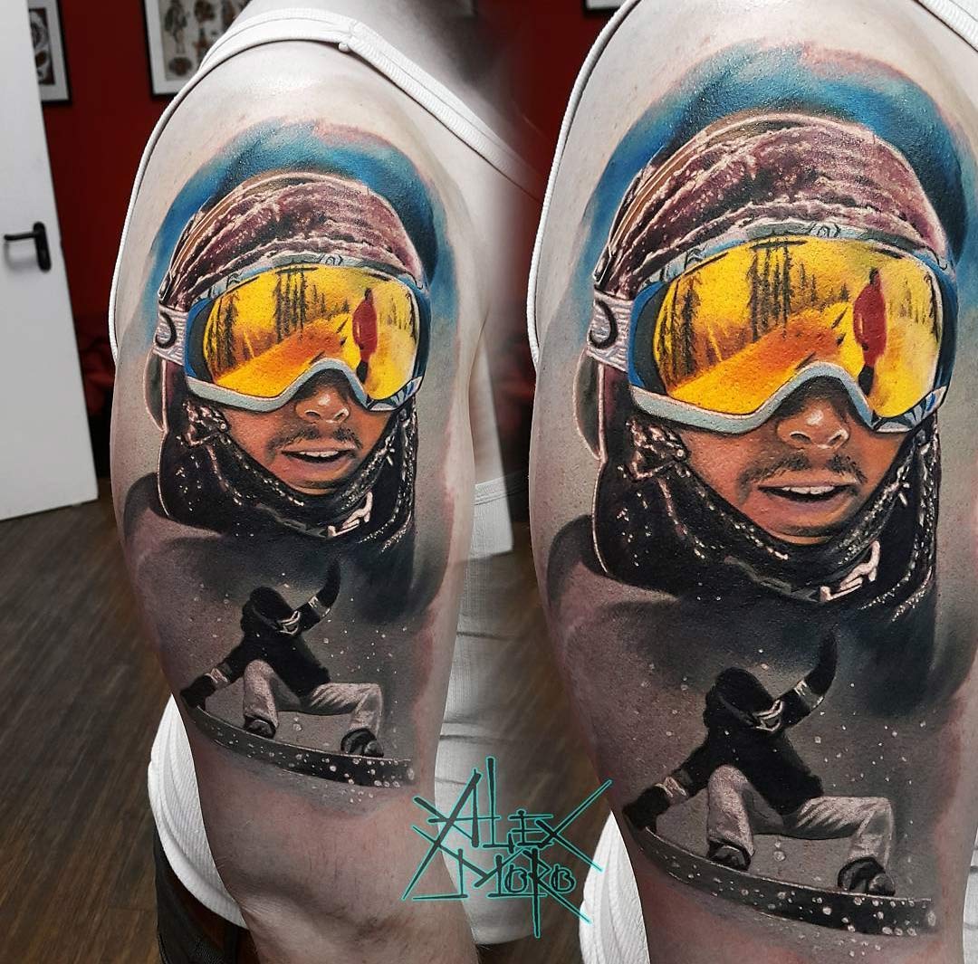 Snowboarding Tattoo