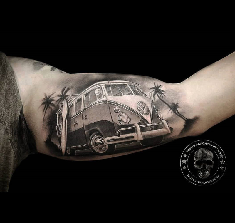 Volkswagen Camper Tattoo