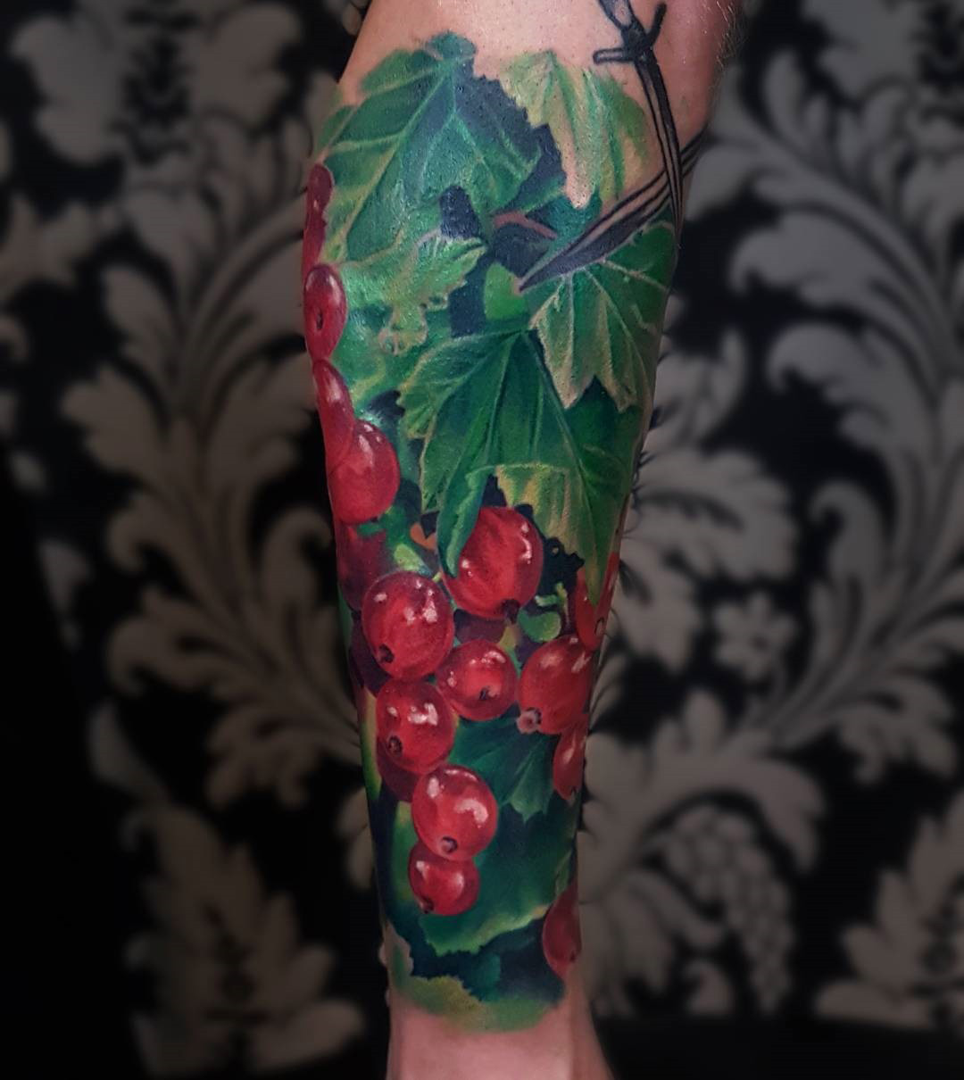 Red Berries Tattoo