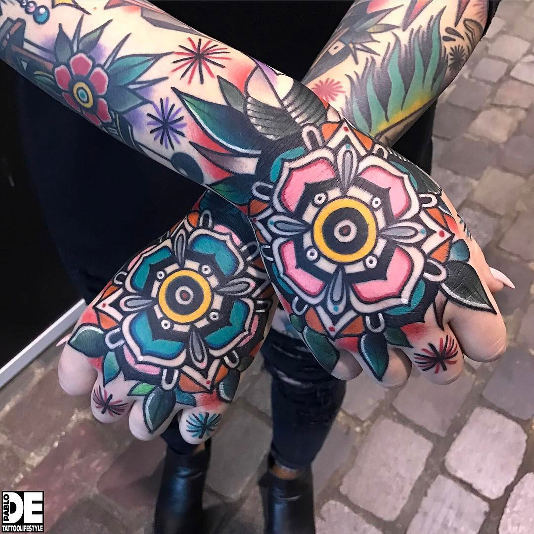 Traditional Floral Hands