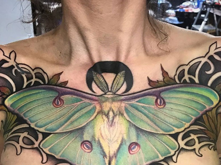The Quillian Tattoo  Moth tattoo by Caleb Start your week out right by  stopping by and setting up a new tattoo or getting a new piercing today  Repost ctgesicki getrepost 