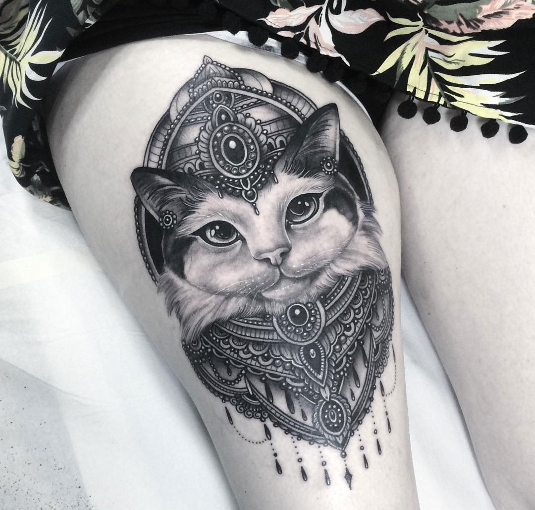 29 Best Kitty Tattoos for All Cat Ladies out There ...