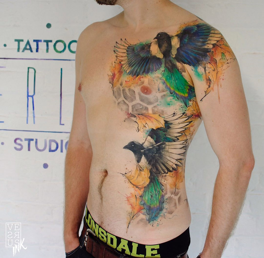 Magpies tattoo